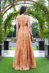 Glamours By Chansi Trendz CT 16 Multilayer Georgette Printed Gown Suppliers In India